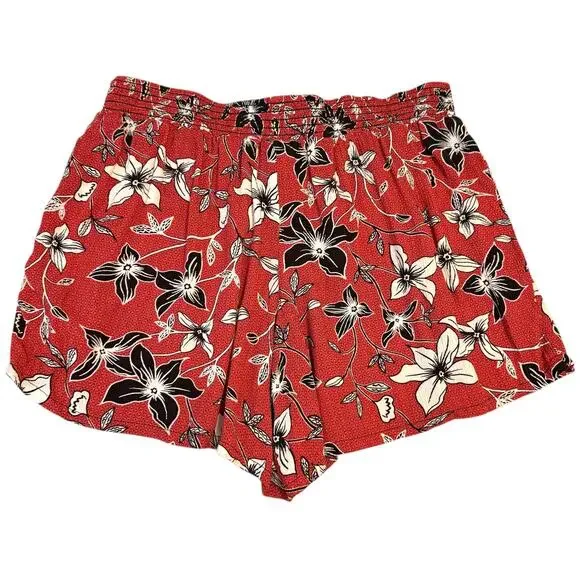 Apt 9 Hawaiian Short Pull On Elastic Waist Womens Medium - Picture 3 of 6